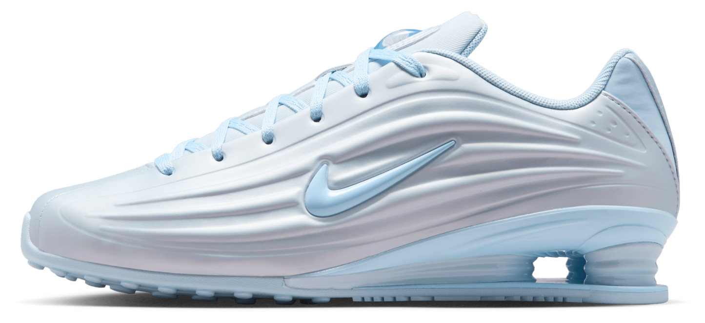Nike Shox Z - Football Grey/Hydrogen Blue/Mtlc Silver - Image 2