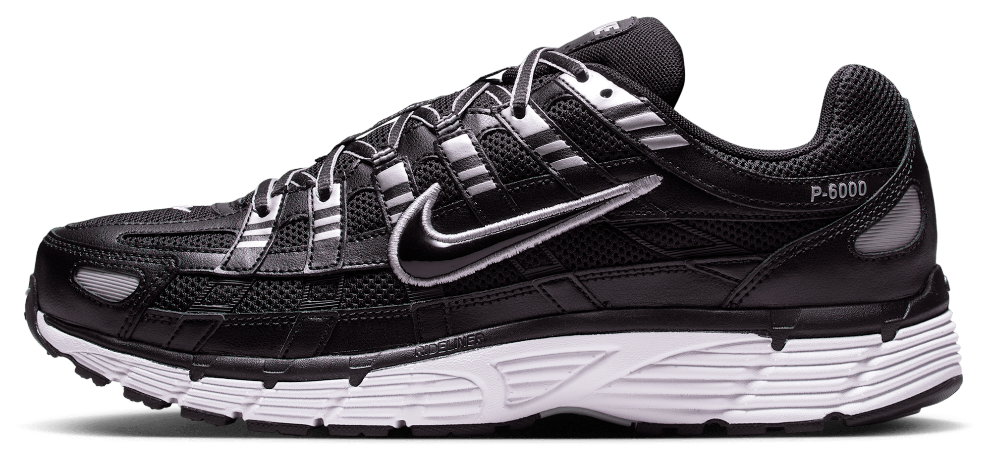 Nike P-6000 - White/Black/Mtlc Silver - Image 2