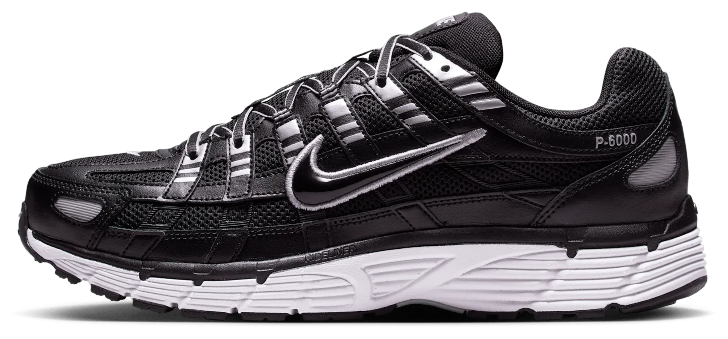 Nike P-6000 - White/Black/Mtlc Silver - Image 2