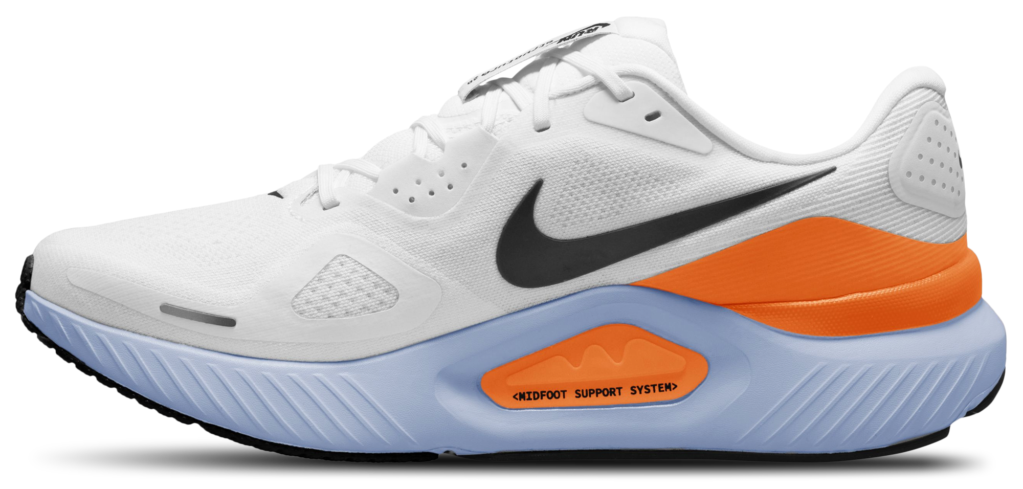 Nike Structure 26 - White/Black/Orange - Image 2