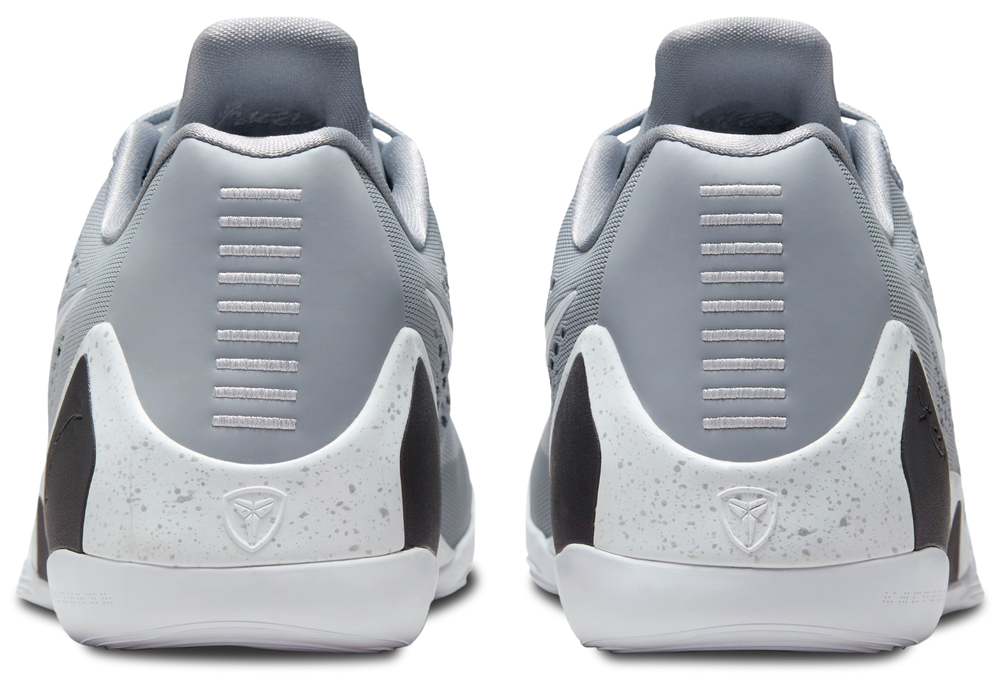 Nike Kobe 9 Elite Low EM - Wolf Grey/White - Image 3