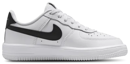 Nike Air Force 1 Low Lace 童款 - White/Black - Image 1