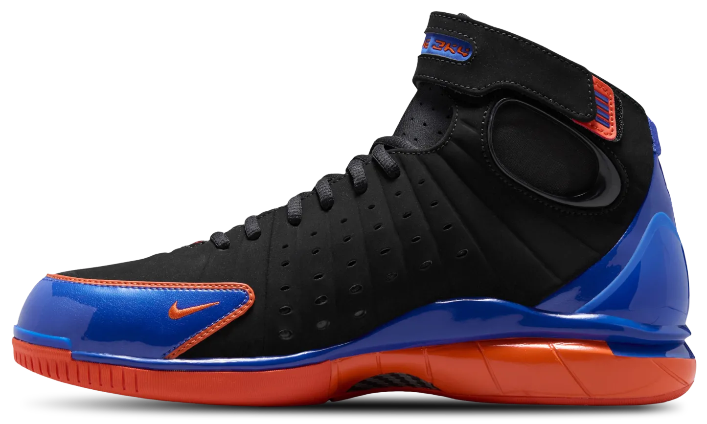 Nike Huarache 2k4 - Black/Varsity Royal/Orange - Image 2