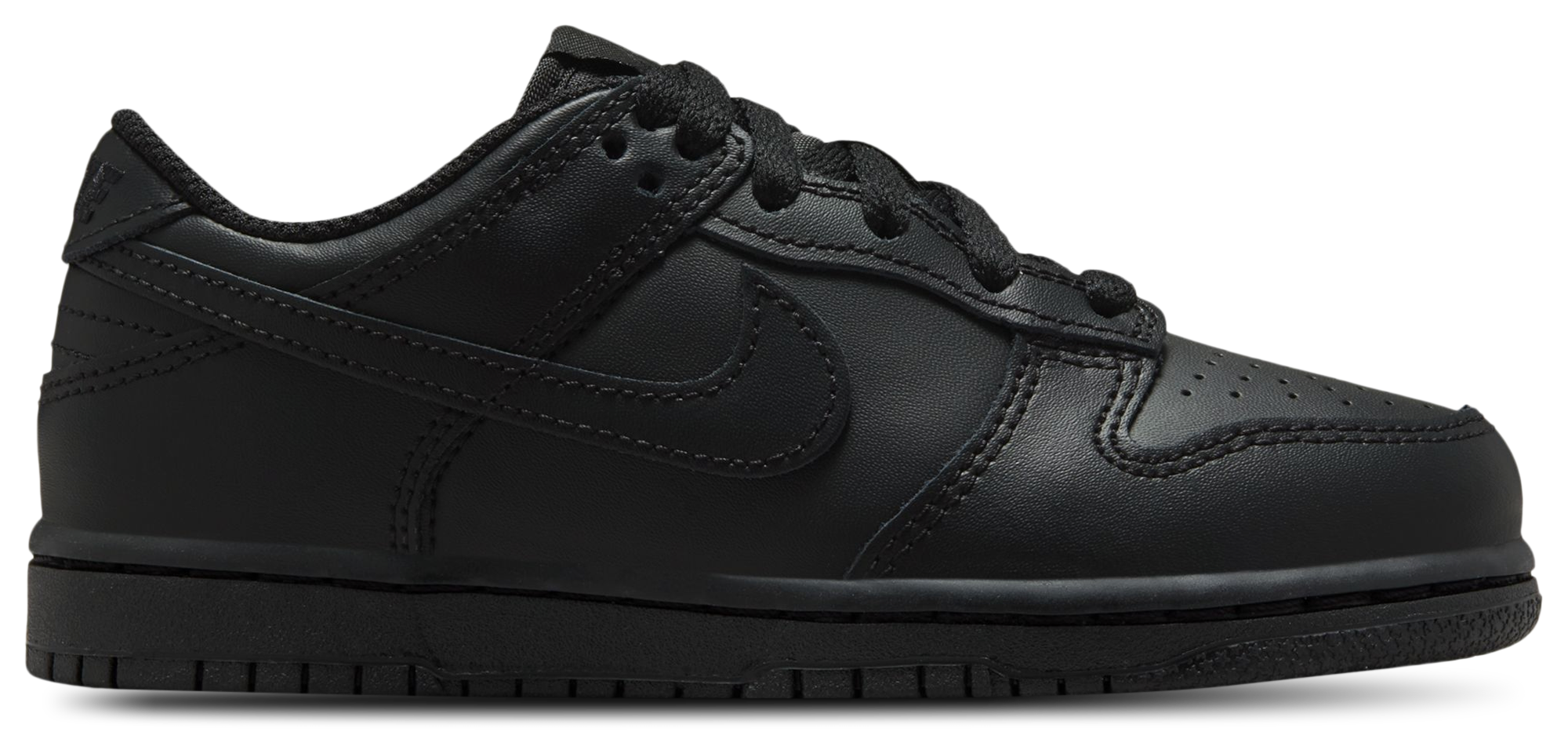 Nike Dunk Low 童款 - Black/Black - Image 1