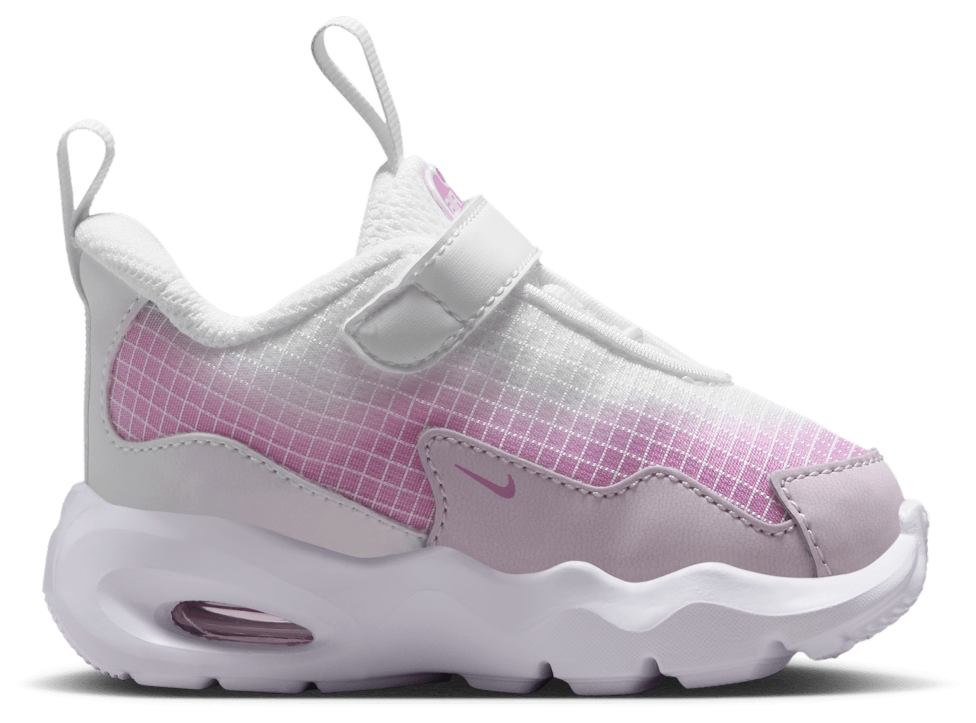 Nike Air Max Nova 童款 - White/Bleached Lilac/Playful Pink - Image 1
