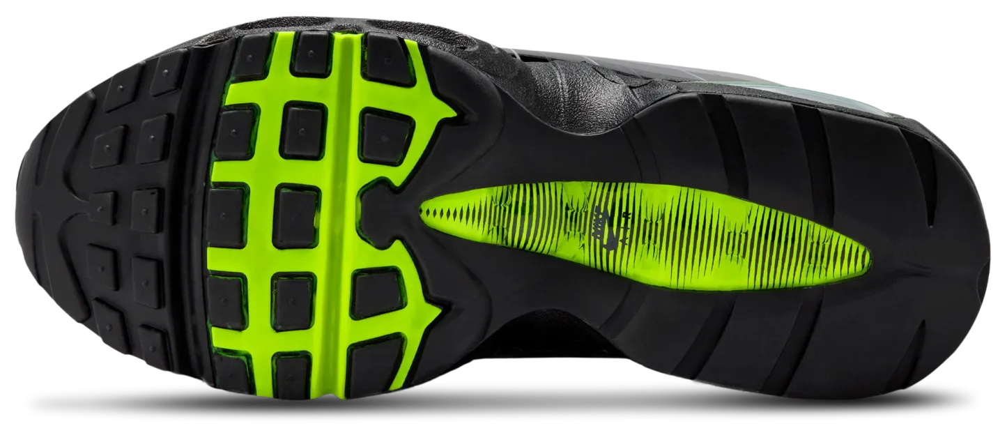 Nike Air Max 95 童款 - Black/Silver/Grey - Image 5