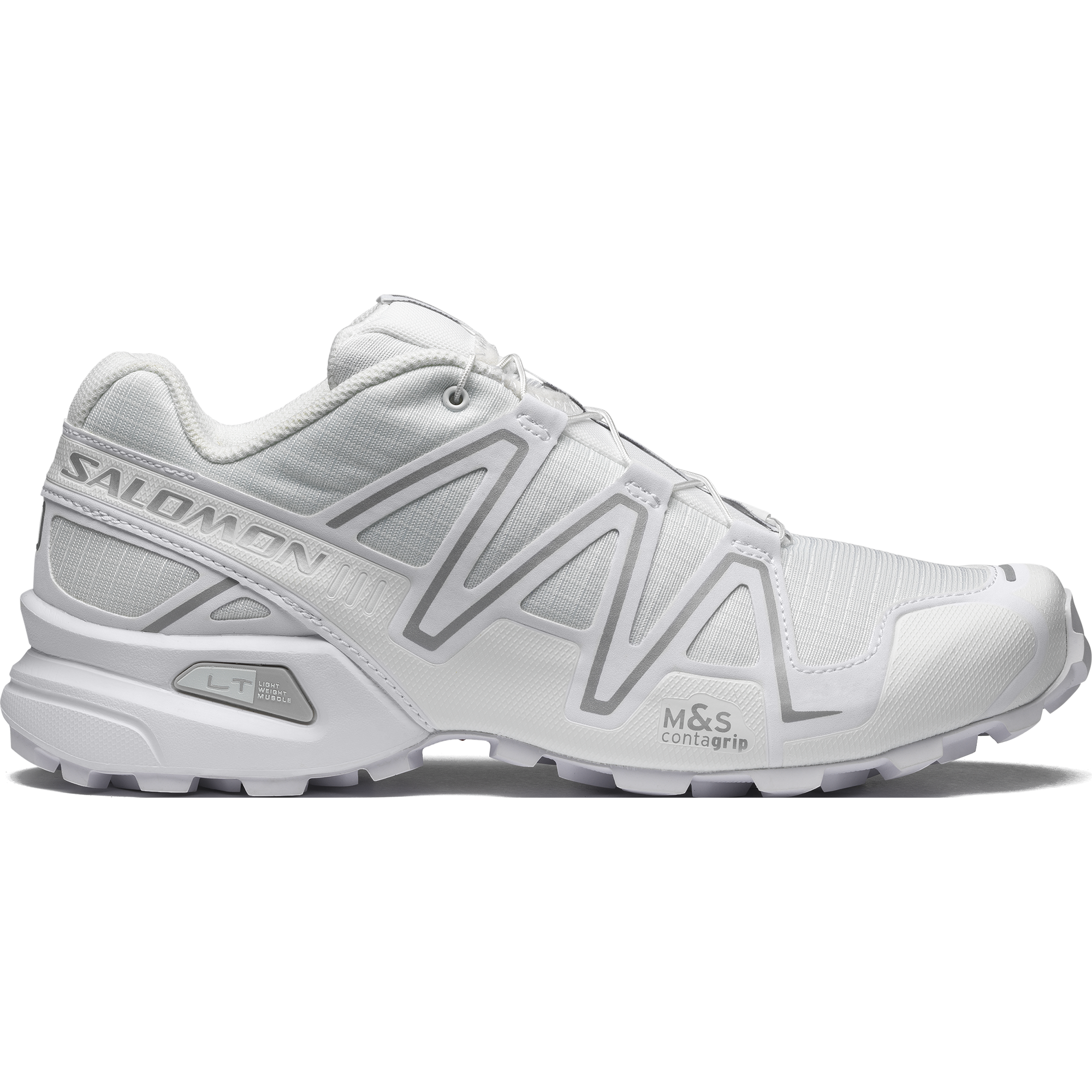 Salomon SPEEDCROSS 3 - White / Ftw Silver / White - View 1