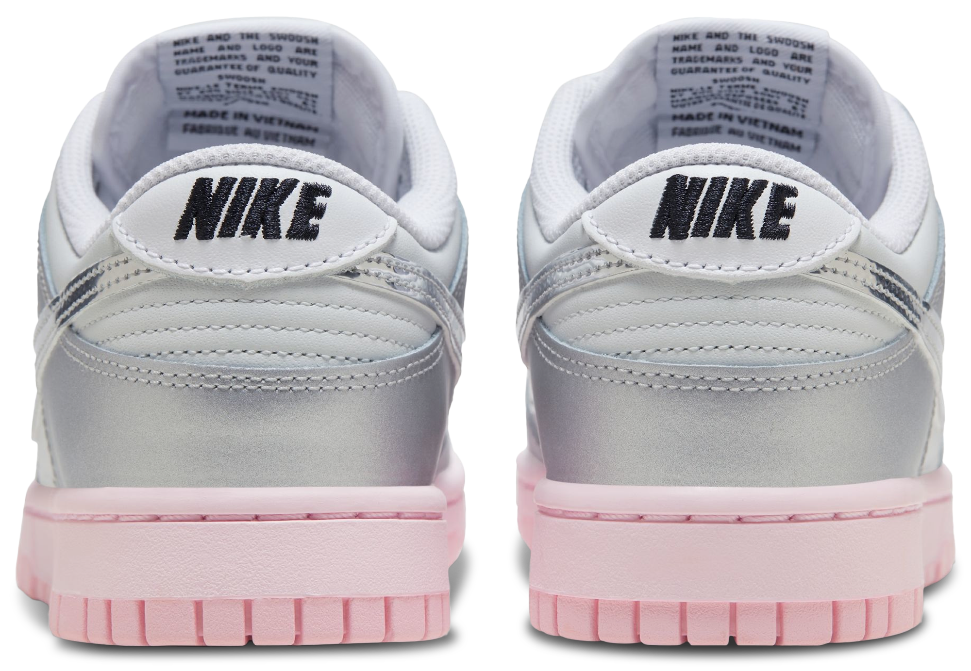 Nike Dunk Low LX - Photon Dust/Metallic Silver/Pink Foam - Image 3