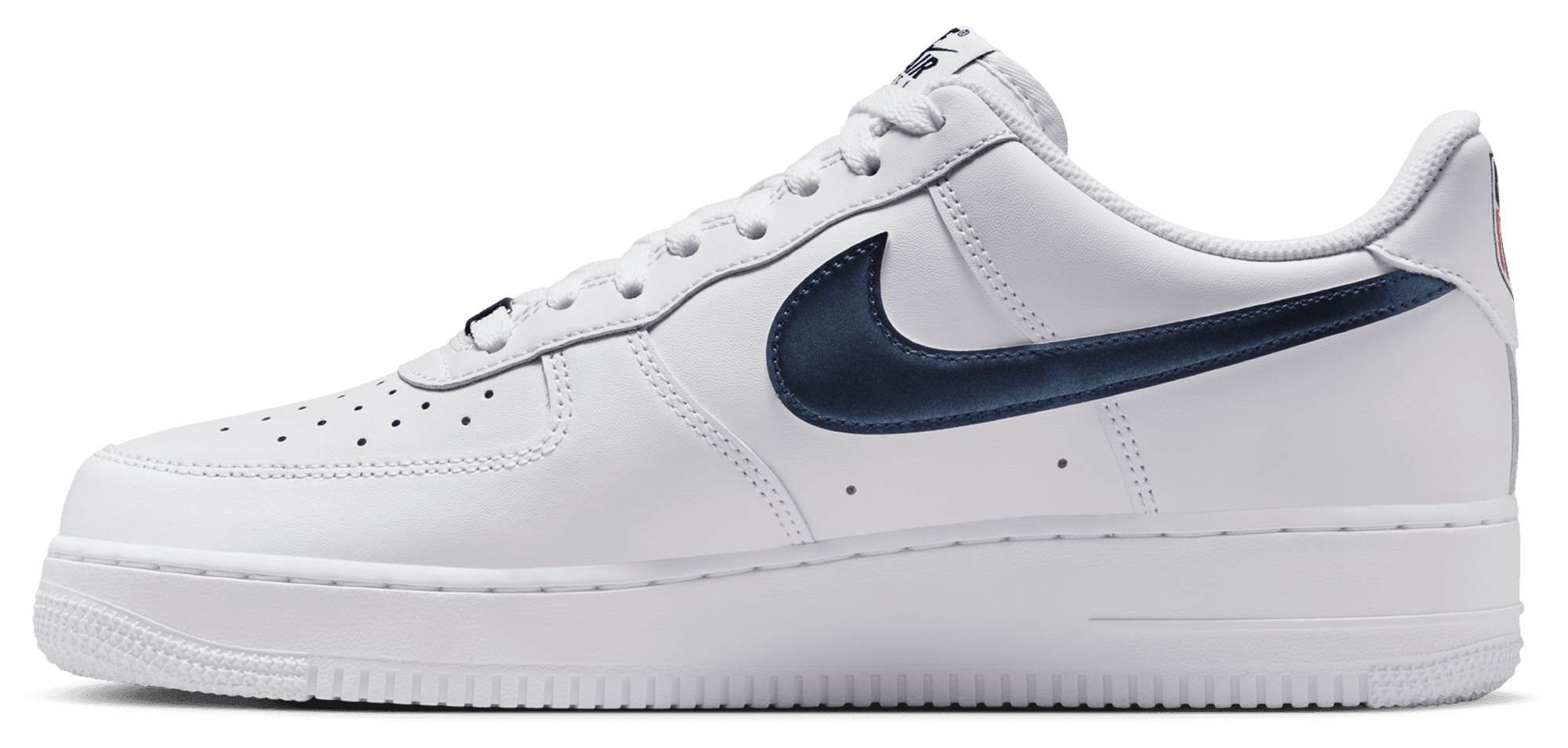 Nike Air Force 1 Low US - White/Midnight Navy/University Red - Image 2