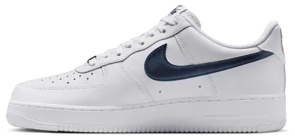 Nike Air Force 1 Low US - White/Midnight Navy/University Red - Image 2