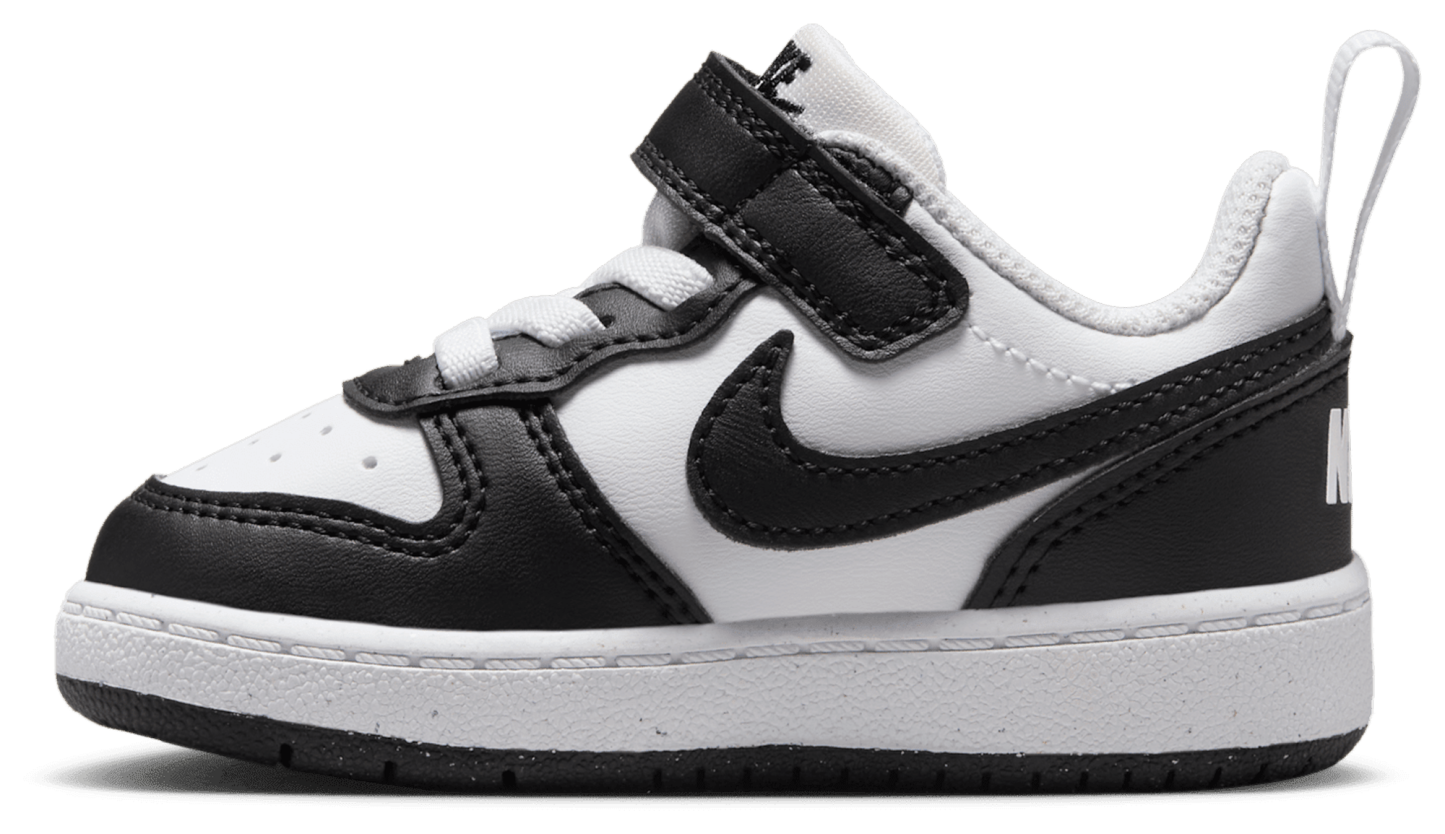 Nike Court Borough Low Recraft 童款 - White/Black - Image 2