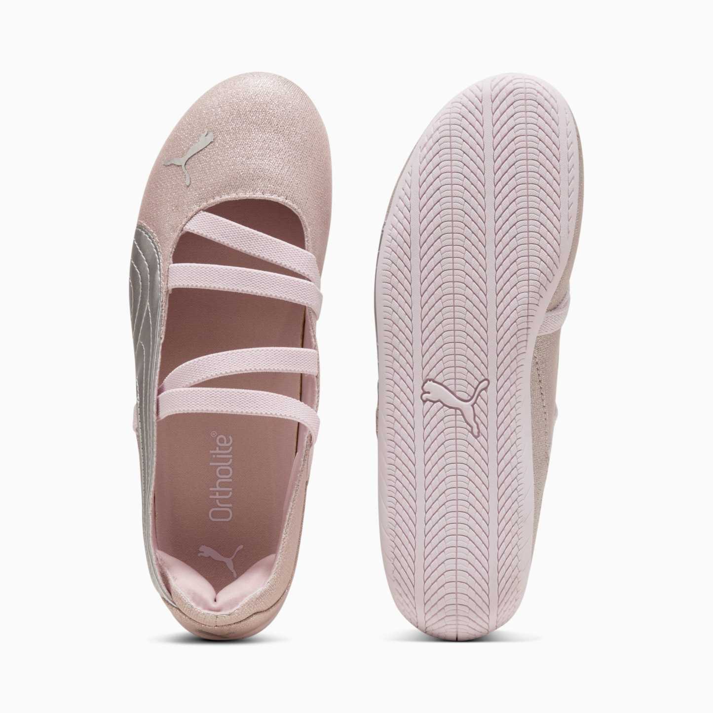 Speed Ballet Let It Shine Big Kids' Sneakers - Misty Pink-Powder Pink - 6