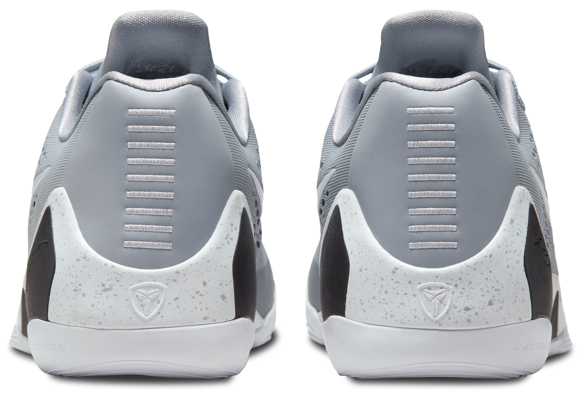 Nike Kobe 9 Elite Low EM - Wolf Grey/White - Image 3