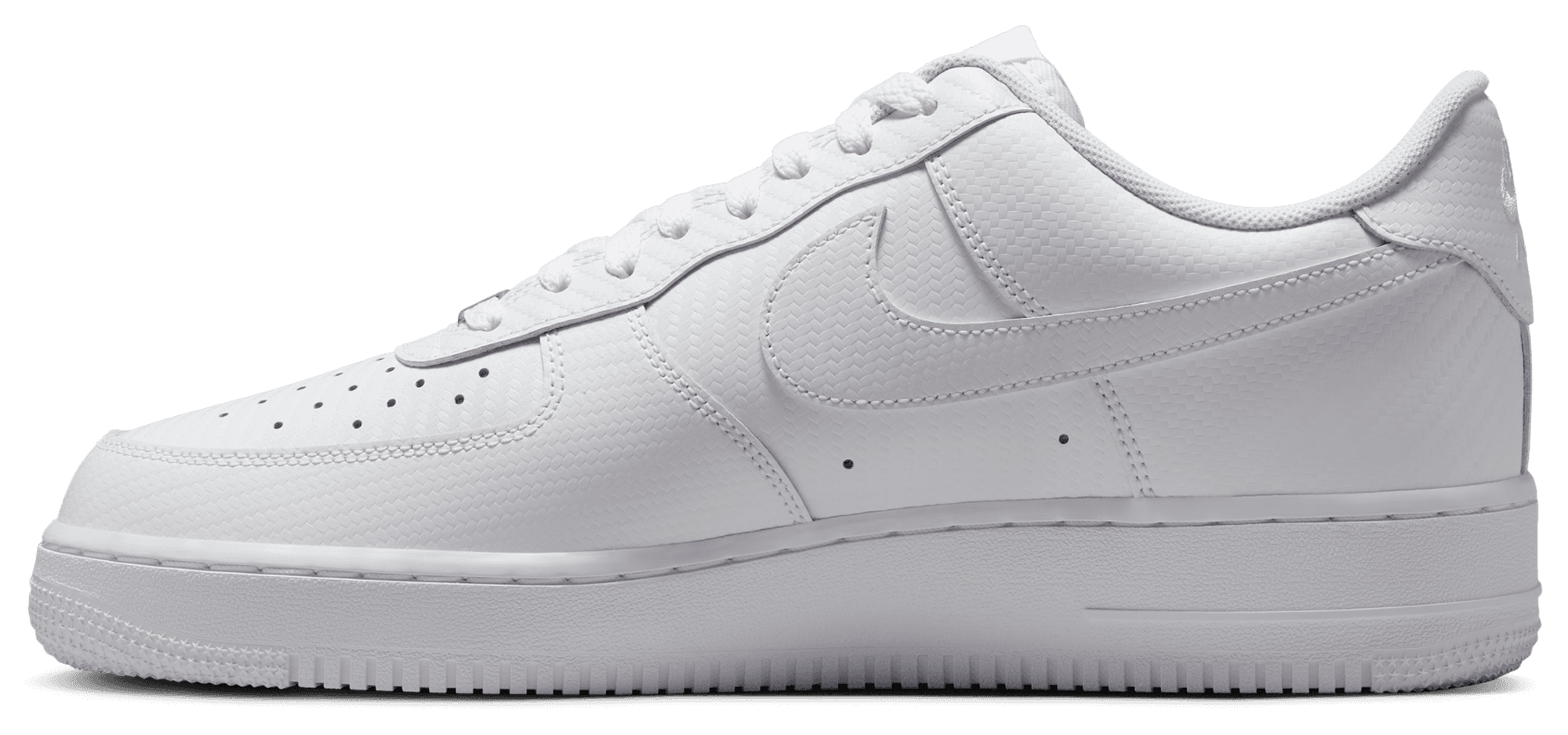 Nike Air Force 1 07 TWT - White/White - Image 2