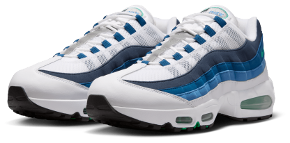 Nike Air Max 95 - Emerald Green/White/Lake Blue - Image 6