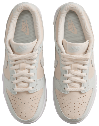 Nike Dunk Low Suede 童款 - Chalk/Barely Volt/White - Image 4