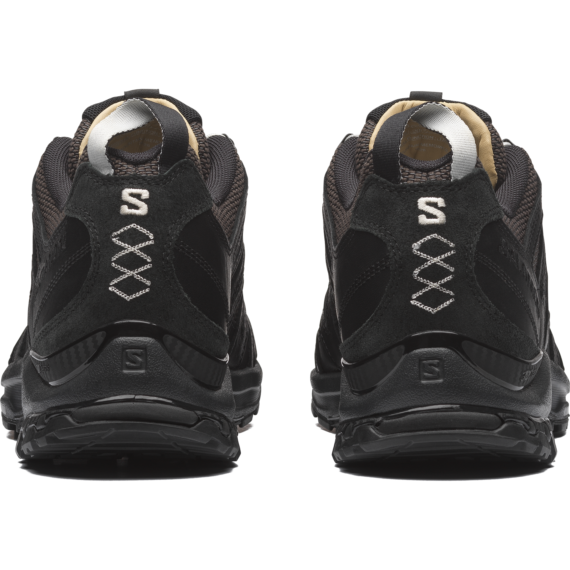 Salomon XA PRO 3D ALPINE ECHOES - Black / Earth Brown / Vanilla Ice - View 6