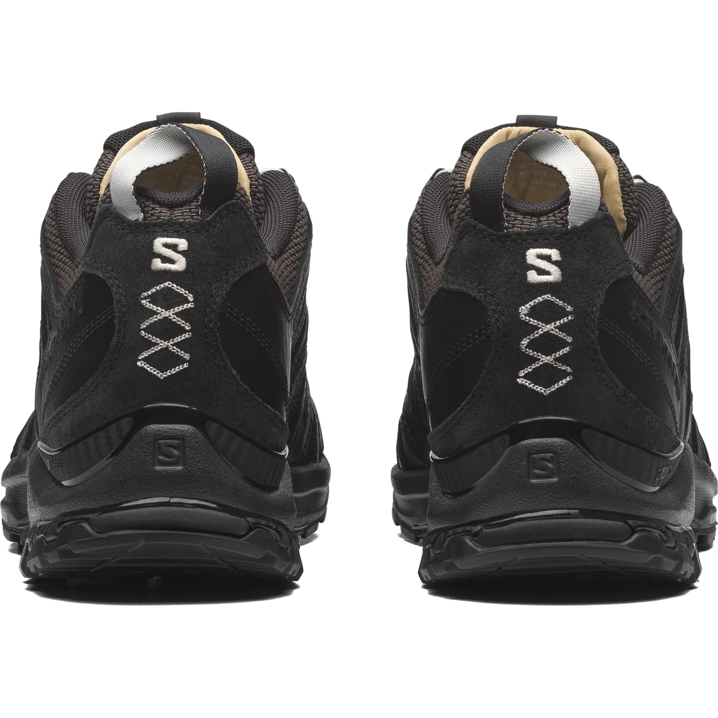 Salomon XA PRO 3D ALPINE ECHOES - Black / Earth Brown / Vanilla Ice - View 6