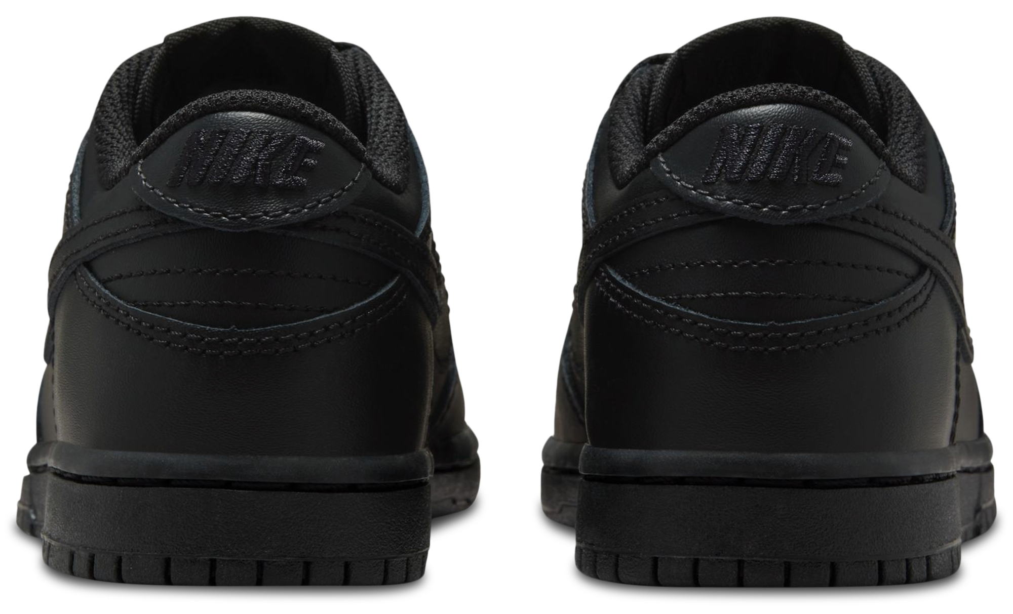 Nike Dunk Low 童款 - Black/Black - Image 3