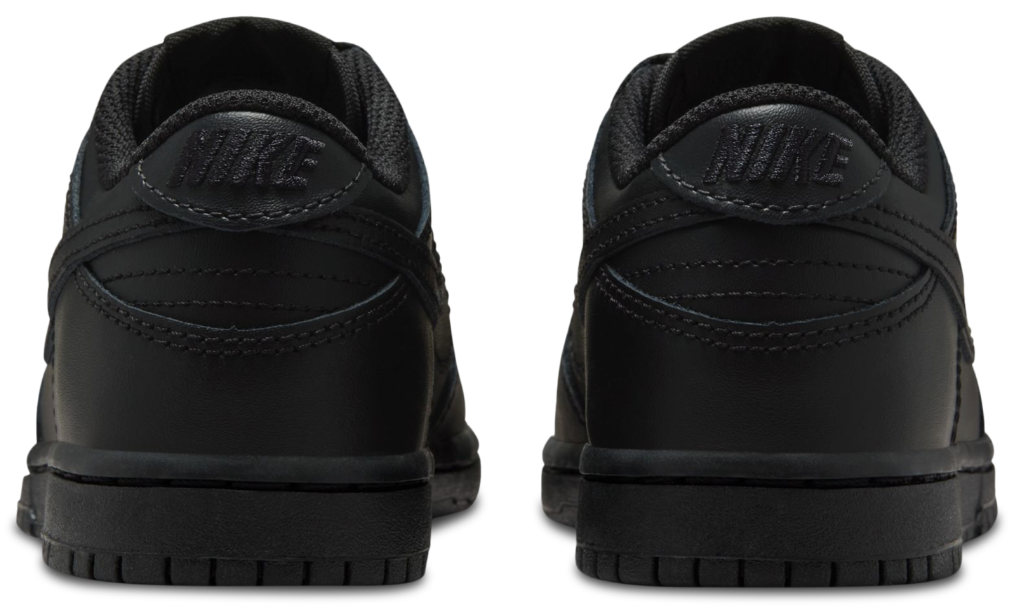 Nike Dunk Low 童款 - Black/Black - Image 3