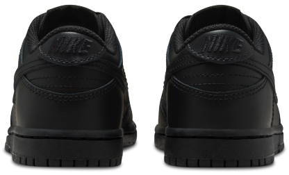 Nike Dunk Low 童款 - Black/Black - Image 3
