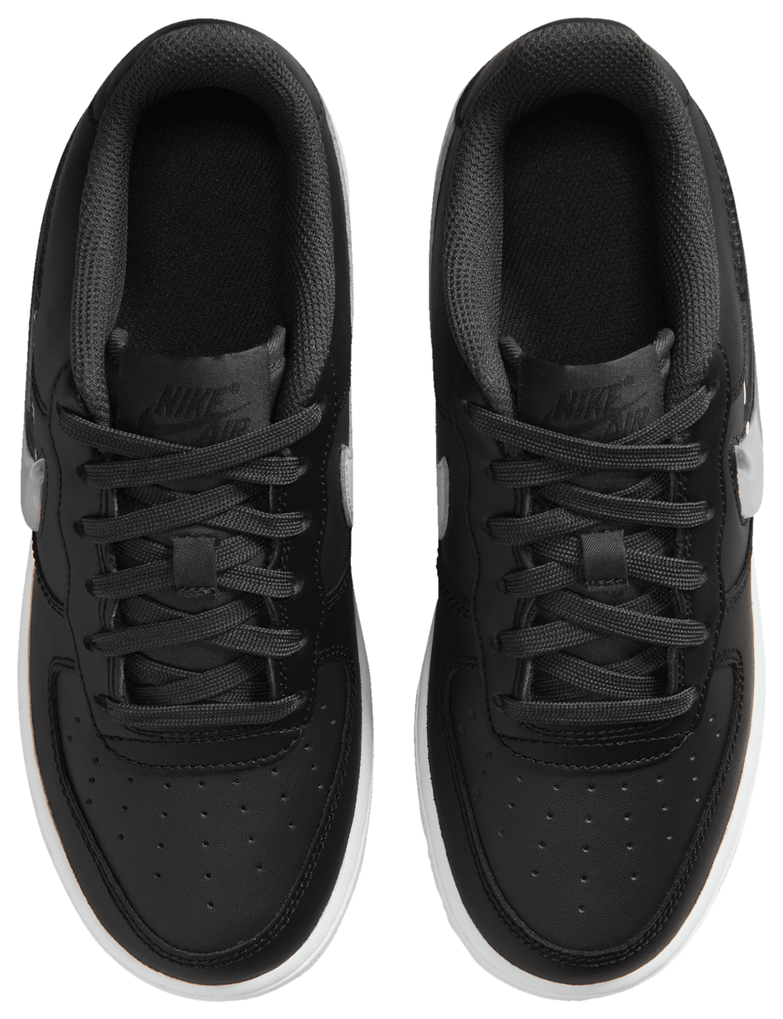 Nike Air Force 1 童款 - Vast Grey/Dark Smoke Grey/Black - Image 4