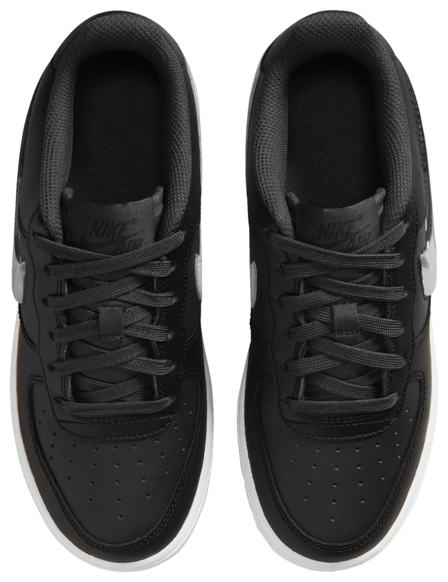Nike Air Force 1 童款 - Vast Grey/Dark Smoke Grey/Black - Image 4
