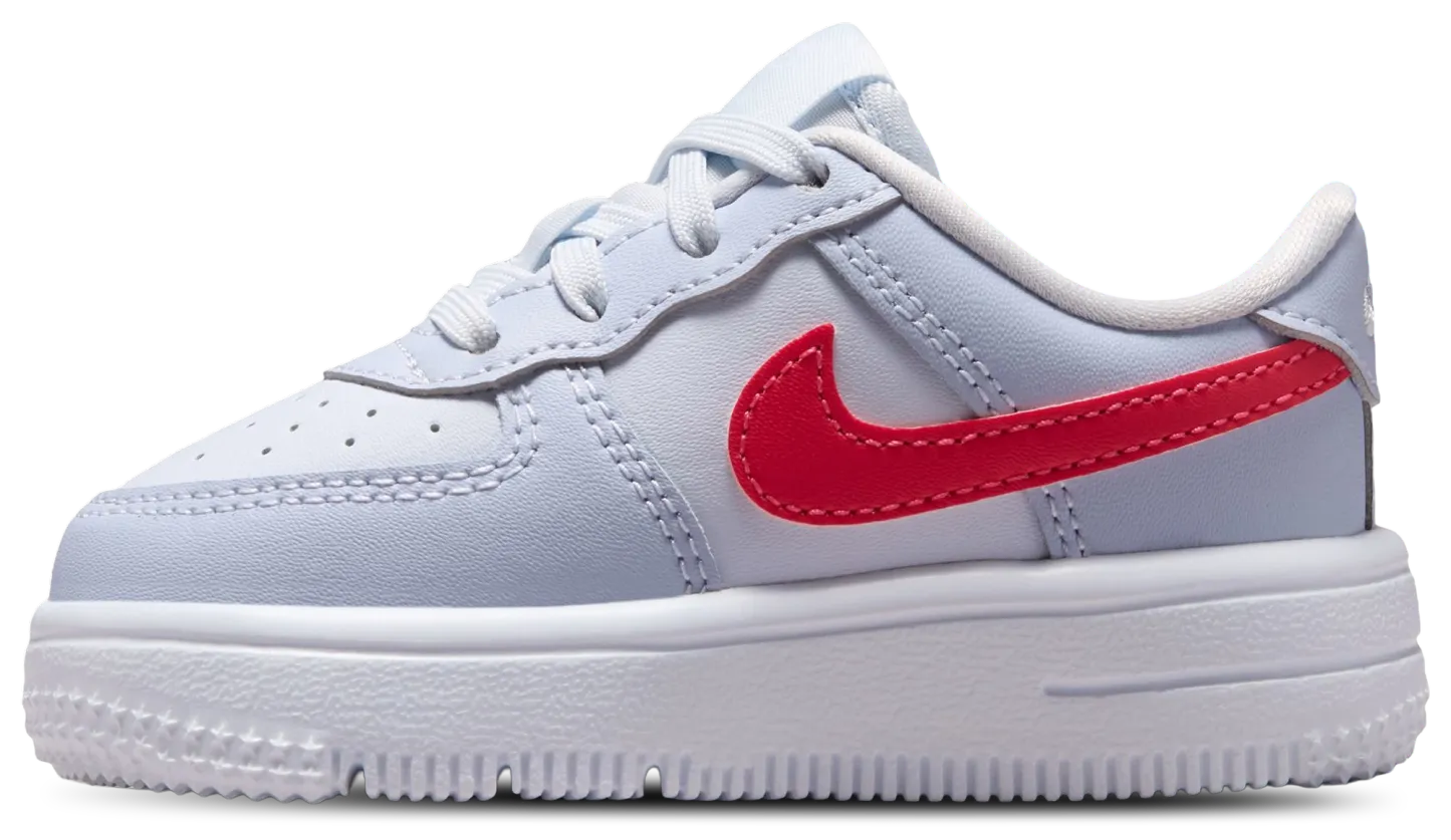 Nike Air Force 1 Low 童款 - Grey/Pink/White - Image 2
