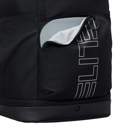 Nike Varsity Elite Backpack - Black/Metallic Silver - Image 6