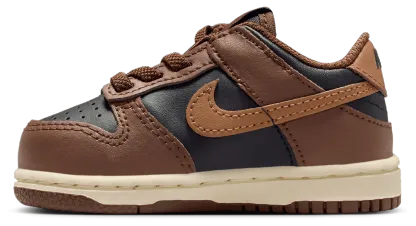 Nike Dunk Low 童款 - Brown/Black - Image 2