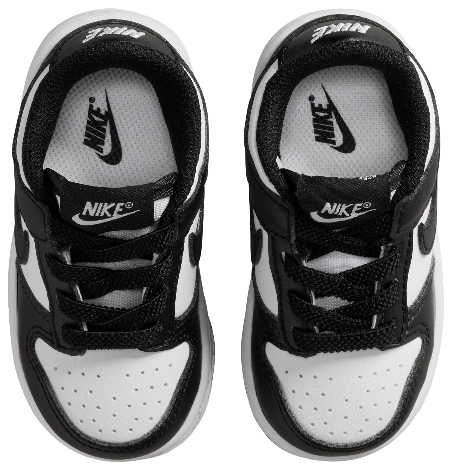 Nike Dunk Low 童款 - White/Black/White - Image 4