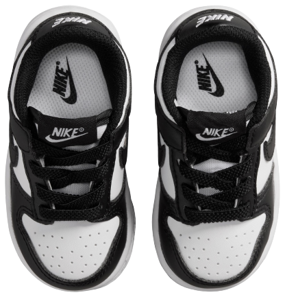 Nike Dunk Low 童款 - White/Black/White - Image 4