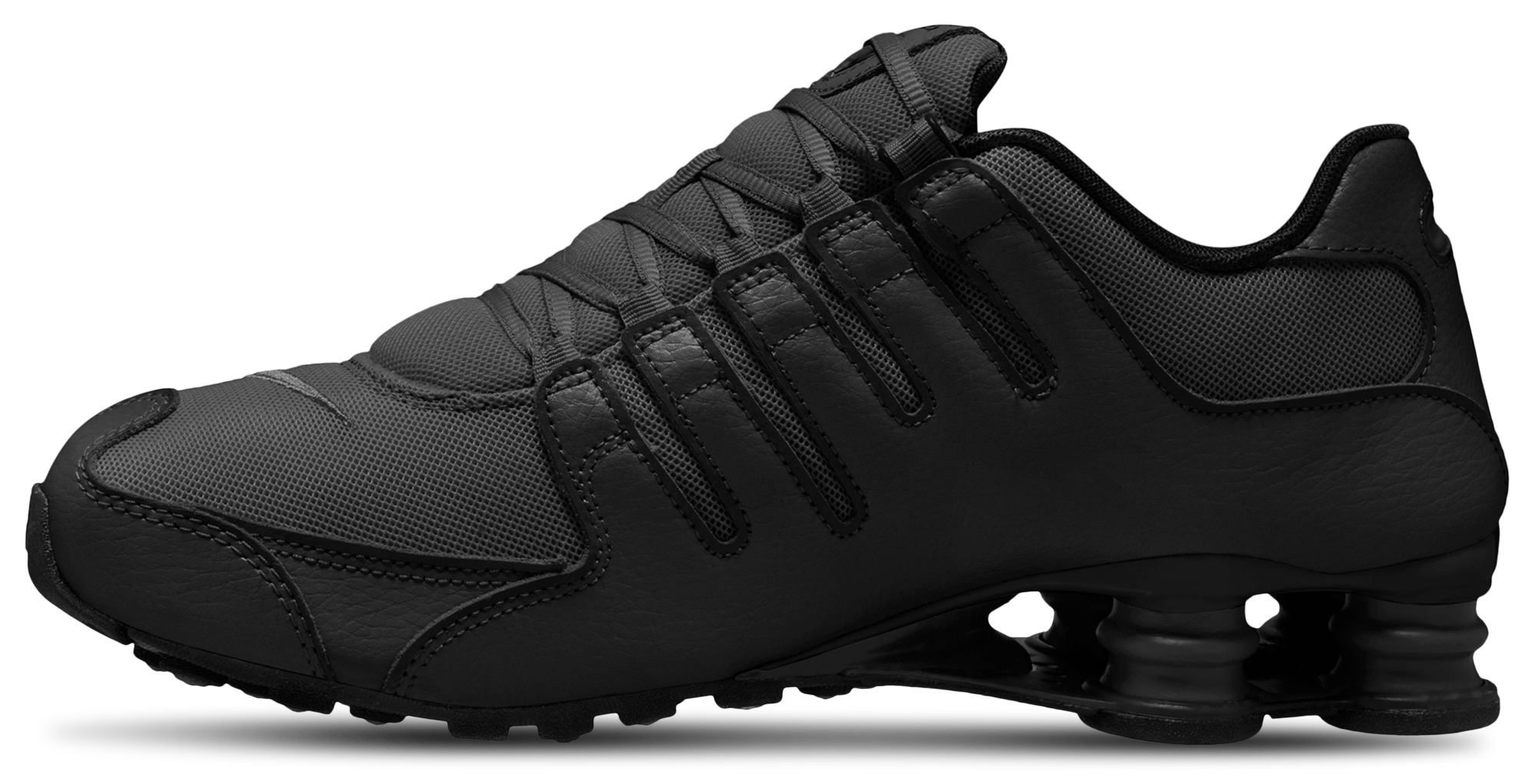 Nike Shox NZ - Black/Black/White - Image 2
