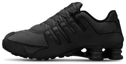 Nike Shox NZ - Black/Black/White - Image 2