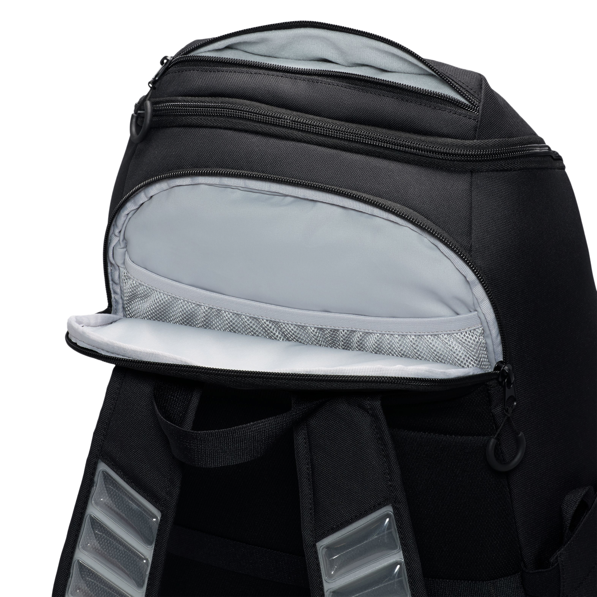 Nike Varsity Elite Backpack - Black/Metallic Silver - Image 5