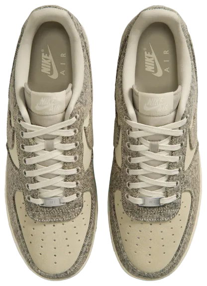Nike Air Force 1 Low LE - Tan/Silver/Tan - Image 4