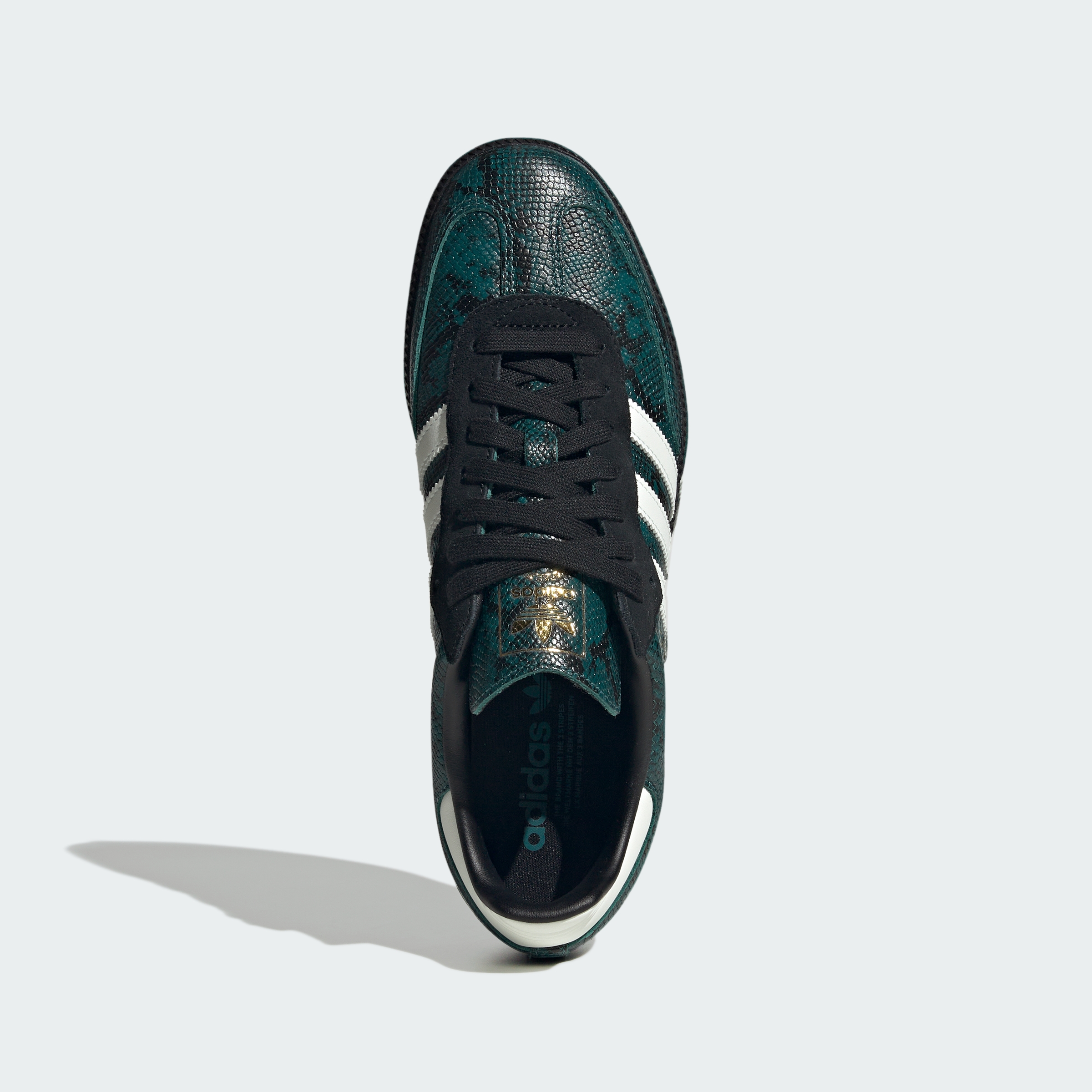 adidas SAMBA OG SHOES - Rich Green / Off White / Core Black - View 4