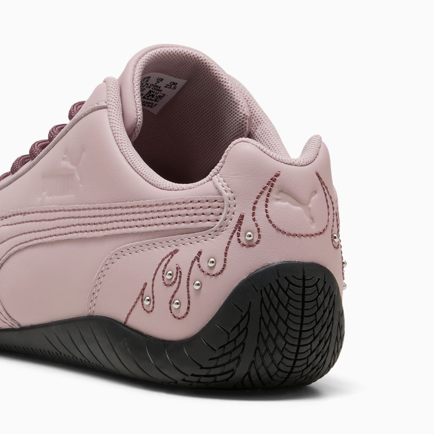 Speedcat Embellished Sneakers - Misty Pink-PUMA Black - 5