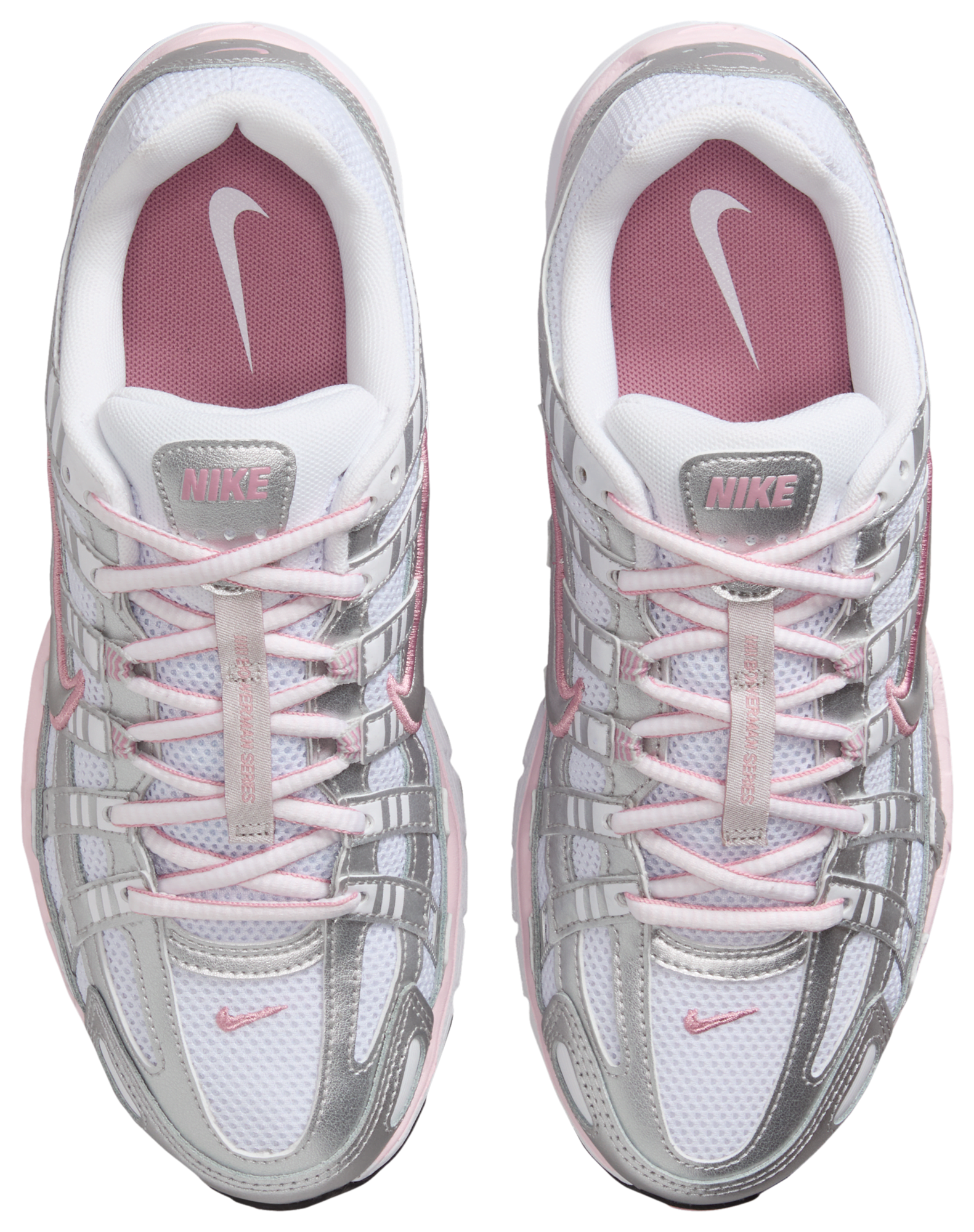Nike P-6000 - White/Mtlc Silver/Elemental Pink - Image 4