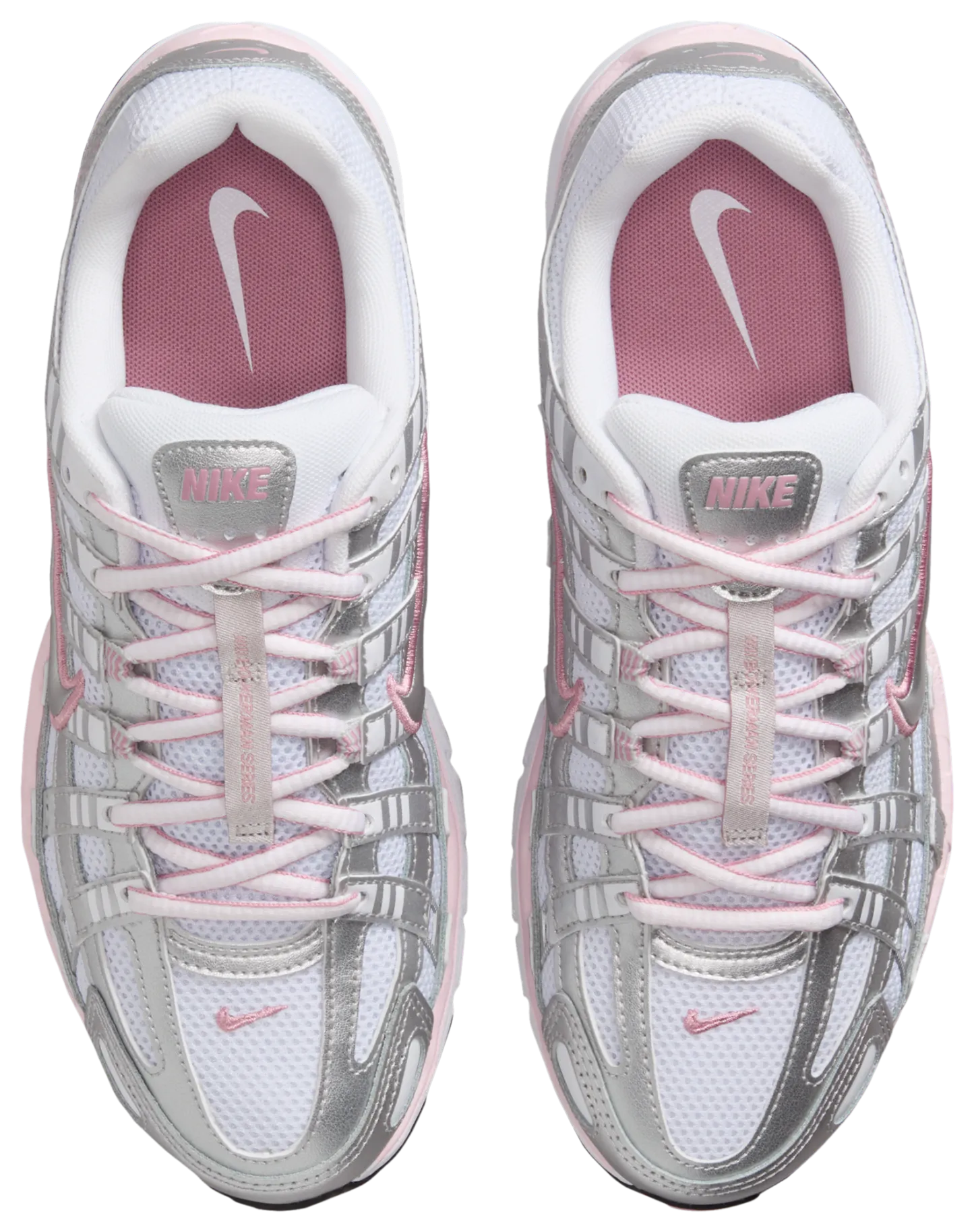 Nike P-6000 - White/Mtlc Silver/Elemental Pink - Image 4