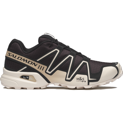 Salomon SPEEDCROSS 3 - Black Coffee / Vanilla Ice / Bog - View 1