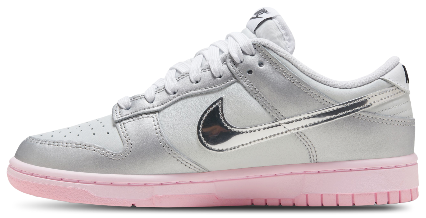 Nike Dunk Low LX - Photon Dust/Metallic Silver/Pink Foam - Image 2