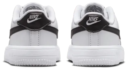 Nike Air Force 1 Low Lace 童款 - White/Black - Image 3