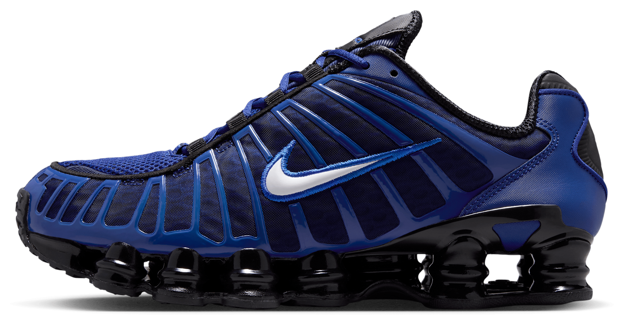 Nike Shox TL - Black/Deep Royal Blue/White - Image 2