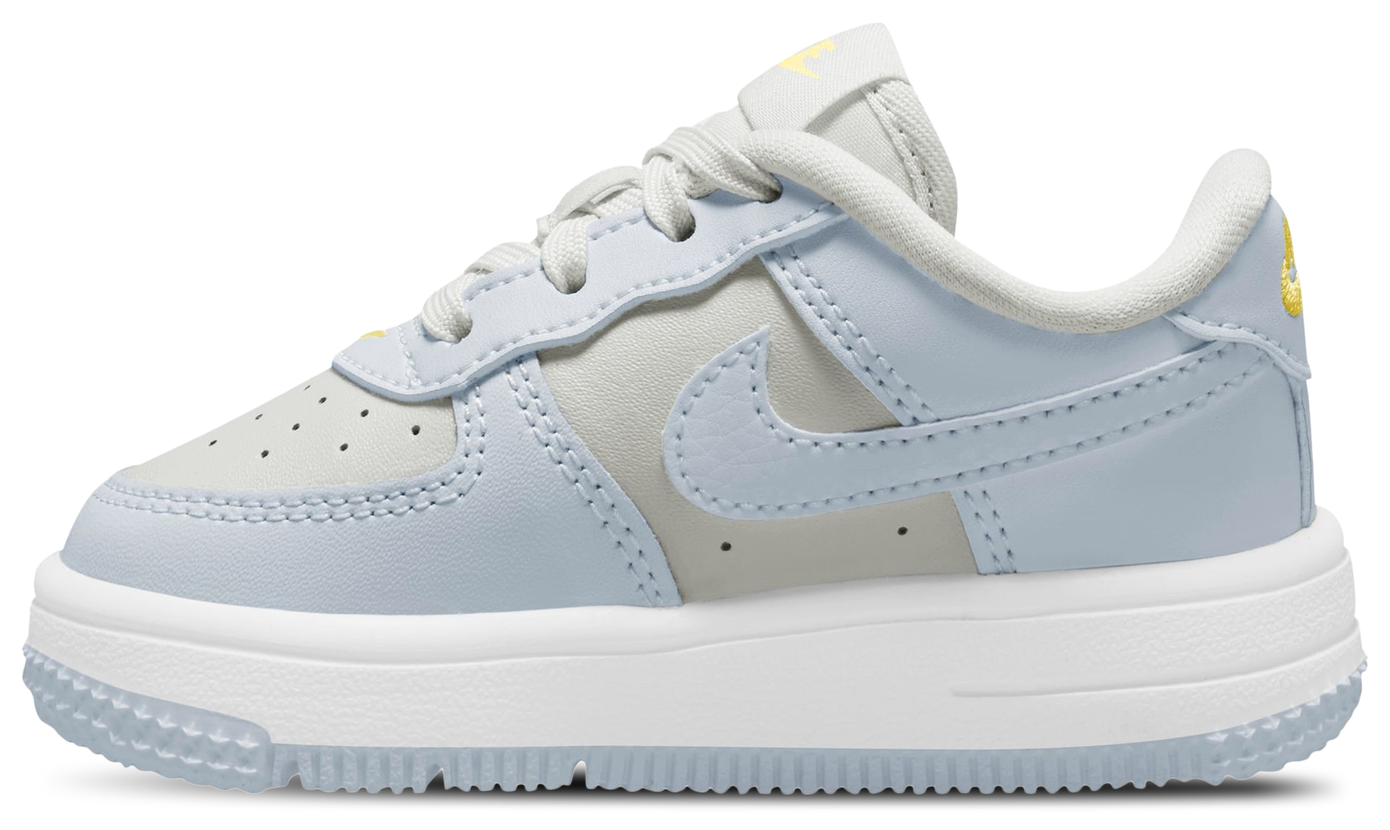 Nike Air Force 1 Low Lace 童款 - Platinum Tint/Aura/Alabaster - Image 2