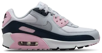 Nike Air Max 90 童款 - Grey/Pink - Image 1