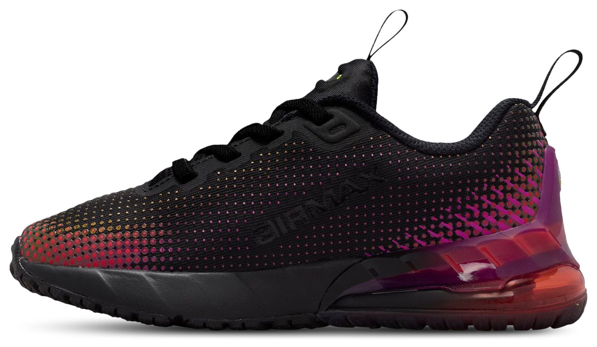 Nike Air Max Phoenix 童款 - Black/Vivid Purple/Challenge Red - Image 2