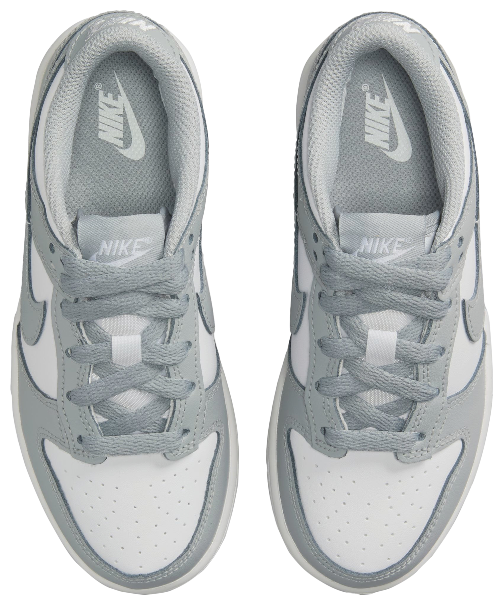 Nike Dunk Low 童款 - Light Smoke Grey/White/White - Image 4