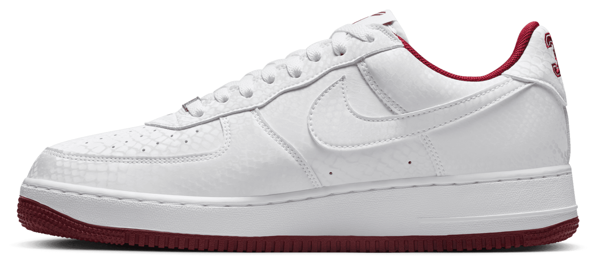 Nike Kobe Air Force 1 Low - Team Red/White - Image 2