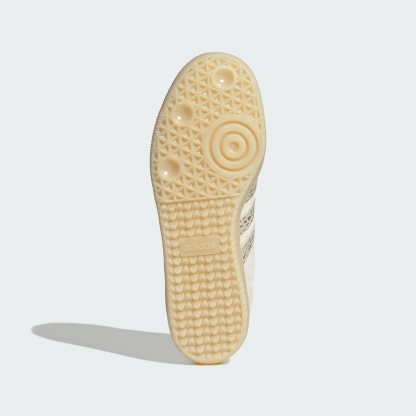 adidas SAMBA OG SHOES - Cream White / Cream White / Maroon - View 4